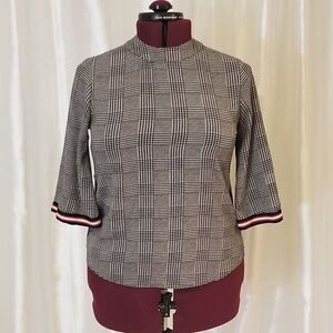 🍂 Plaid Moa Moa blouse